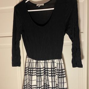 Charlotte Russe Black and White Plaid dress